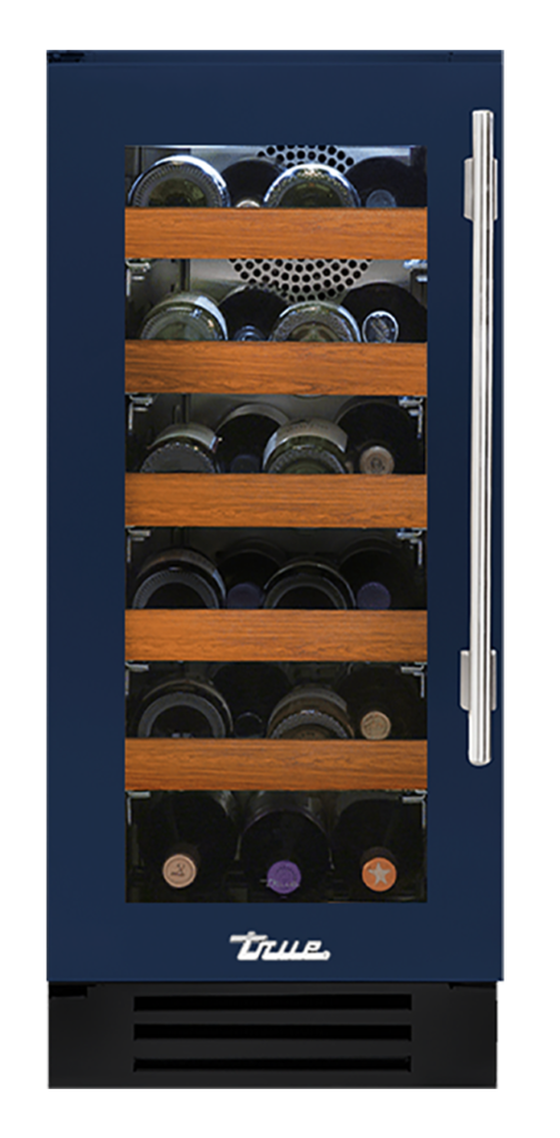 15" Undercounter Wine Cabinet in Cobalt