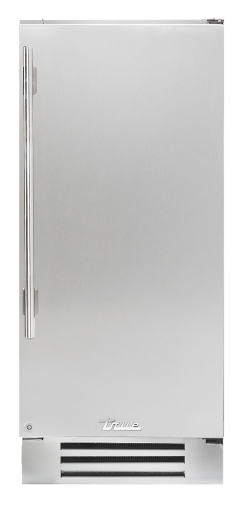 15" undercounter refrigerator in stainless