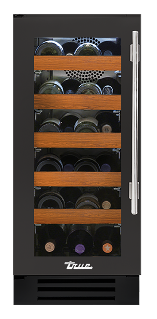 15" Undercounter Wine Cabinet in Ultra Matte Black