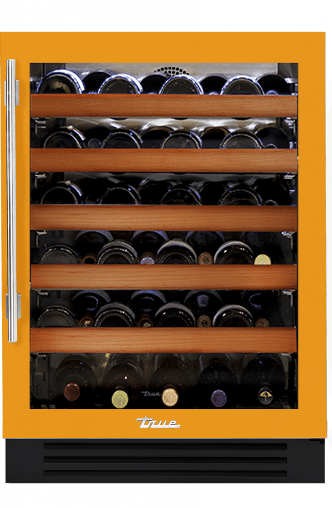 24" Undercounter Wine Cabinet in Saffron