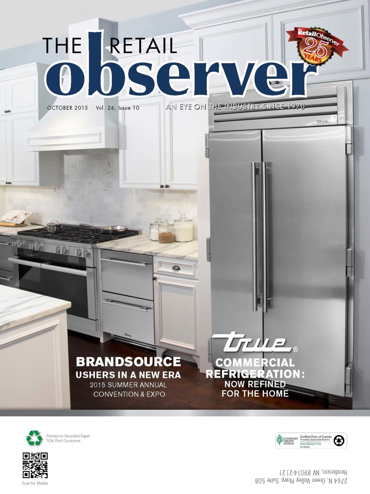 Retail Observer October 2015 Cover