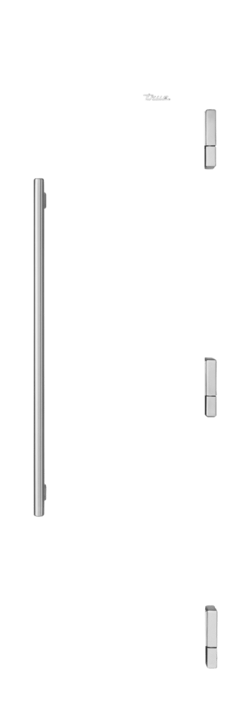 24 Inch - Dual Wine Zone Column - RIGHT Hinges and Handle